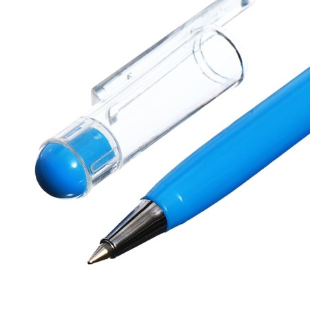 Ballic handle 0.5mm rod blue, blue body with a pattern, barcode on a piece-3
