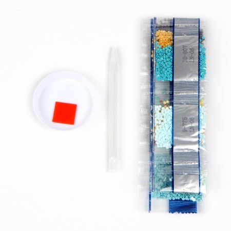 Diamond mosaic with full filling on the canvas "Kit", 20 x 30 cm-3