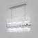 Suspended Bogate’s Allure 485/8, E14, 8x60W, 800x170 mm, chromium color