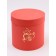 Round box "You are in my heart, peach 21*21*21cm