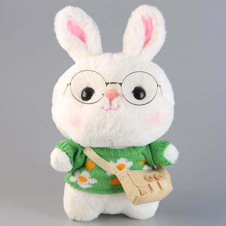 Soft toy "Bunny" in a blouse, 25 cm, color mix-9