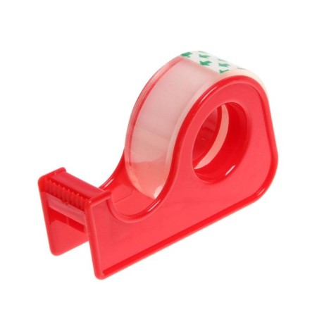 Adhesive tape stationery in a dispenser 15 mm x 10 m., Mix-1