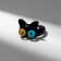Ring "Montstrik" cat, color black, dimensionless