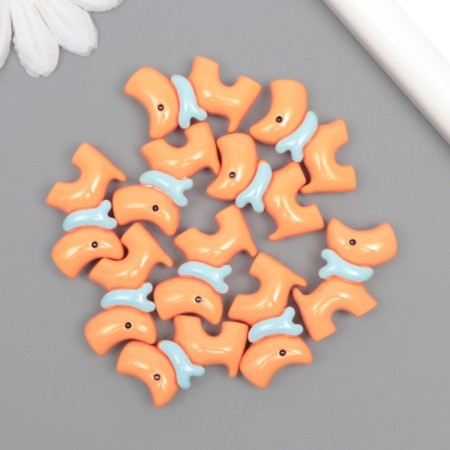 Decor for creativity plastic "red -haired dog" 2.5x3.2x1.3 cm-2