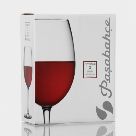 A set of glass glasses for the wine Classique, 445 ml, 2 pcs-5
