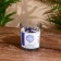 Soye candle "7 chakras" with crystals, 200 g, Vishudha