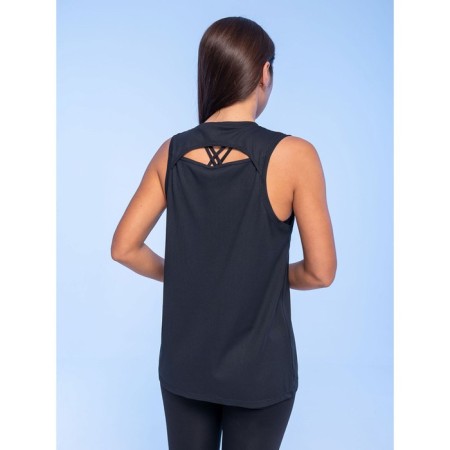 T -shirt sports female, size l, black color