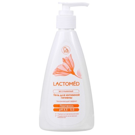 Intimate hygiene gel, lactomed "Panthenol", moisturizing the effect, 200 ml-5