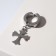 Mono-serg "Cross", color silver