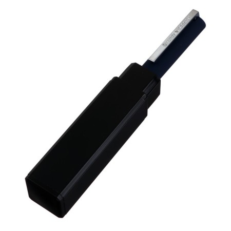Switching handle, 1.0 mm, Bruno visconti milano, blue rod, blue metal case, in a metal tube-3