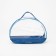 Lightning cosmetic bag, blue/transparent color