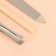 Manicure set, 5 items, on a blister, black/silver/beige color, SIS-57