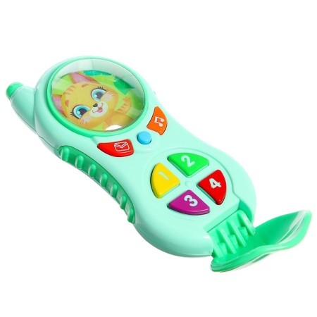 Musical phone number, sound, light, green color-2