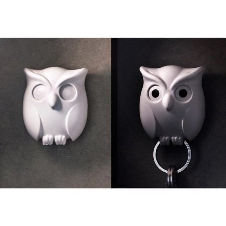 Night Owl keys holder, white-3