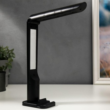 Table sensory lamp 1522/1BK 10XLED 5W AKB USB 3 Black mode 6.5x9x25.5 cm Risalux 5378668