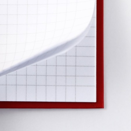 Notepad in solid cover A7, 64 L "Red Machine"-2