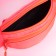 Lightning waist bag, 2 pockets, coral color