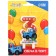 Candle in the cake number 3 "Happy Birthday", Blue Tractor, 8.5 × 5 cm