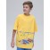 T -shirt for boys, height 122 cm, yellow color