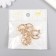 Decor for creativity Metal, plastic "Hummingbirds on the flower" 2x2.2 cm