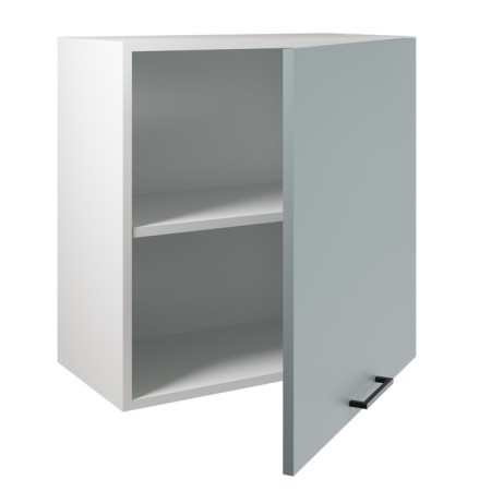 Hinged cabinet 600 Simple, 600x300x600, dusty green/white-1