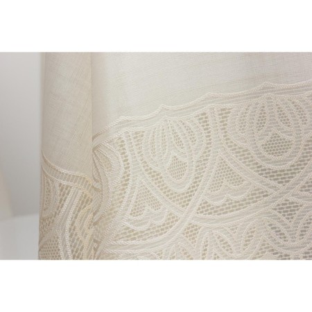 Glass "openwork" Imperial, 140 x 200 cm, beige color-2