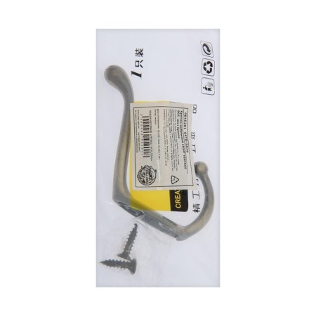 Hook furniture tundra TKD015, two -rod, bronze-6