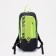 Tourist backpack with extension, 7 l, outer pocket, black/green color