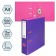 A4, 75 mm, Lamark, PVC, double-sided, metal edging, pocket for a spine, assembled, purple/pink