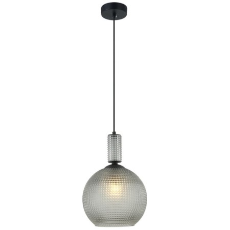 Suspended column Col, 1xe27 40W, size 24.5x24.5x39-150 cm, black color black