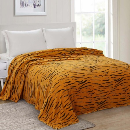 Plaid 100x150s, coral-flis 165g/m, PE100%