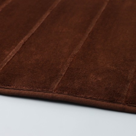 Savanna Memory Foam bath and toilet rug, 50 × 80 cm, brown color-5
