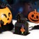 LED suspension "House with a black cat" 9 × 12 × 6 cm, plastic, batteries LR1130X3, glow warm white