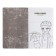 Notebook for boys 130 x 210 mm, 56 sheets in the "wolf" line, covered cardboard, lamination of Soft-Touch, selective UV-lace