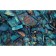 Decorative chips, turquoise, 60 liters