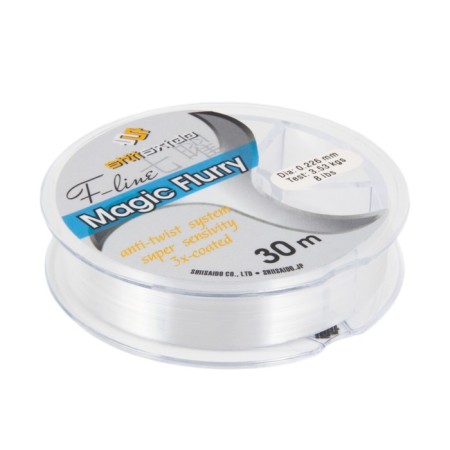 Flyorocarbon fishing line SHII Saido Magic Flurry, L = 30 m, d = 0.226 mm, test = 3.53 kg, transparent-3
