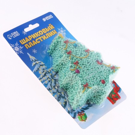 Ball plasticine coarse -grained "Christmas tree", 6.3 g-2