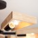 Ceiling chandelier Loft Klaark, 40W, E27, 61x61x26 cm
