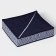 Organizer for storing linen of the Dolyan "Wave", 7 departments, 34 × 30 × 8 cm, blue color