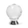 Handle button Cappio PK114, D = 30 mm, plastic, color chromium