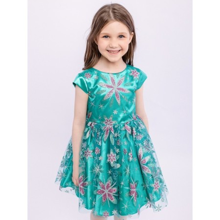 Dress "Alina", height 104 cm, jade color-1