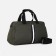 Sports bag with lightning, 3 outer pockets, long belt, green color