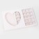 Box for sweets 25 pcs, 22 x 22 x 3.5 cm, white