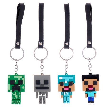 Toy - Funny Box Square "Square men": children's keychain, stickers, card-3