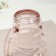 Glass Glass "Shaype Abondans", 320 ml, pink color