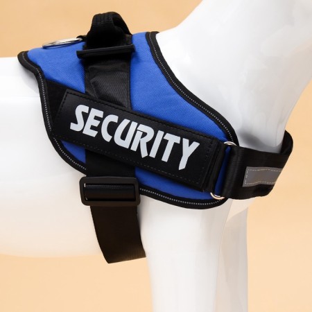 C9 harness is soft reflective, size l, og 68-80 cm, weight 17.5-32.5 cm, blue-4