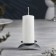 Climber "Asterisk" Metal for one candle, 9x3.5 cm, silver