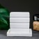 Figure Kashpo "Cuba Horizontal" with a tray, white, 0 25 l/ 8x6x6cm