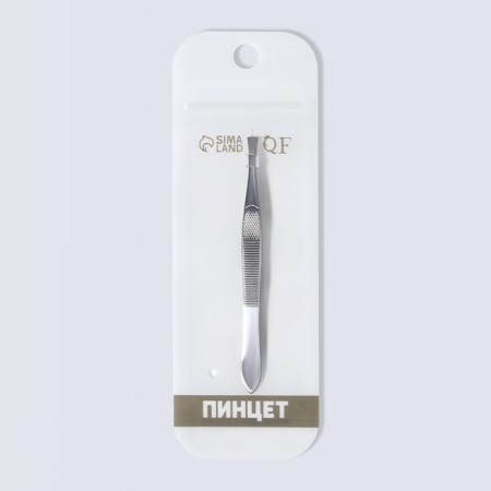Direct tweezers, narrow, 9 cm, silver color-7