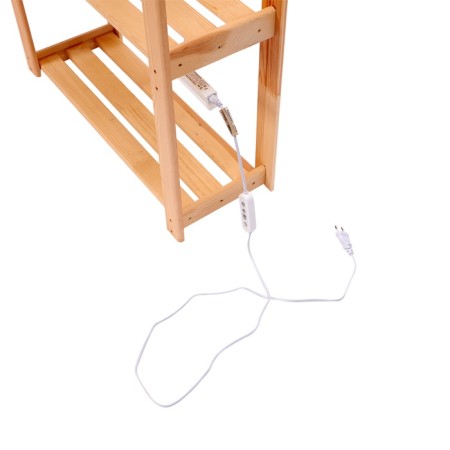 Wooden rack for seedlings with phytoswinkers of the spectrum and timer 73x65x24 cm-1
